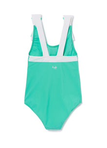 One-Piece Swimsuit with Bows | Smeraldo/Bianco