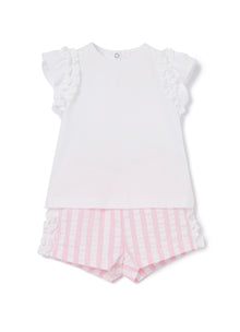 Girls Outfit | Rosa Riga Larga