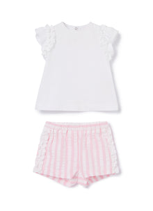 Girls Outfit | Rosa Riga Larga