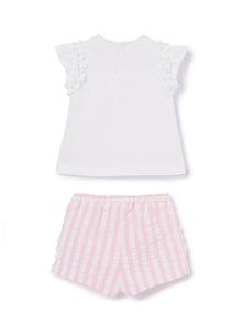 Girls Outfit | Rosa Riga Larga