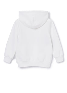 Sweatshirt with City Print | White/Blue