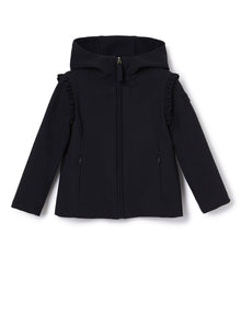 Spring Jacket with Hood | Deep Blue