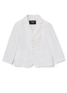 Linen Blazer | White