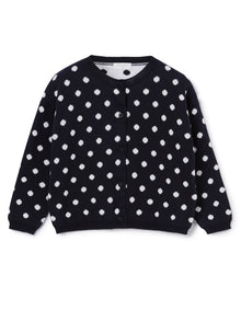Rebecca Cardigan | Blue/White