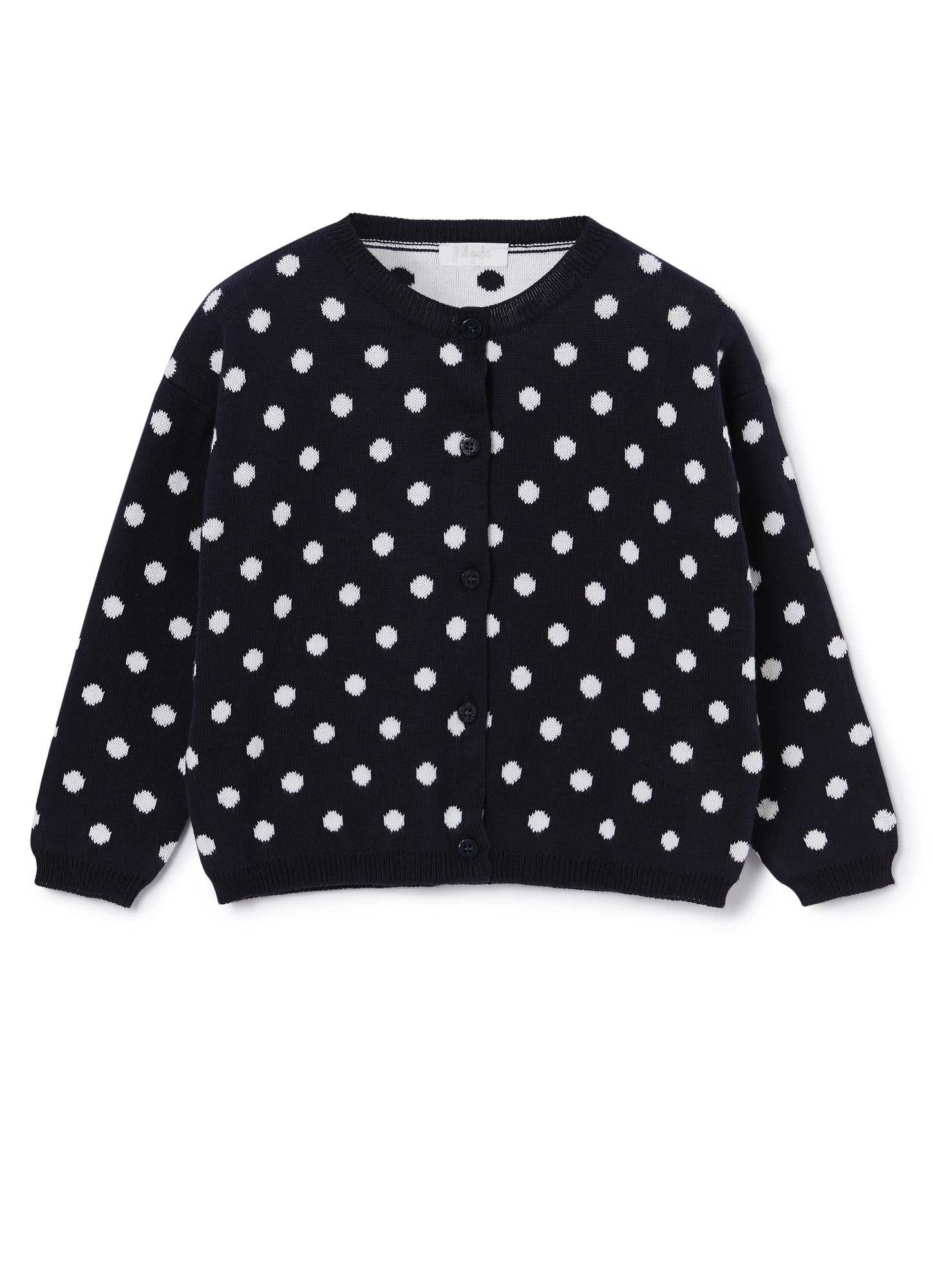 Rebecca Cardigan | Blue/White