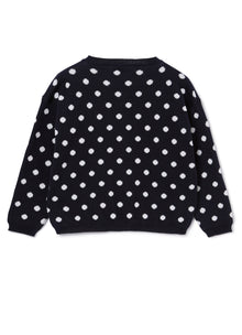 Rebecca Cardigan | Blue/White