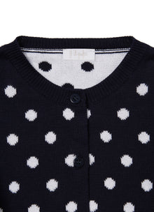 Rebecca Cardigan | Blue/White