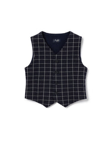 Overcheck Vest | Blue