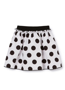 Skirt with Polka Dots | Nero Grande