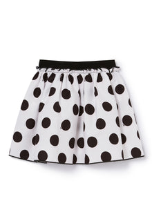 Skirt with Polka Dots | Nero Grande