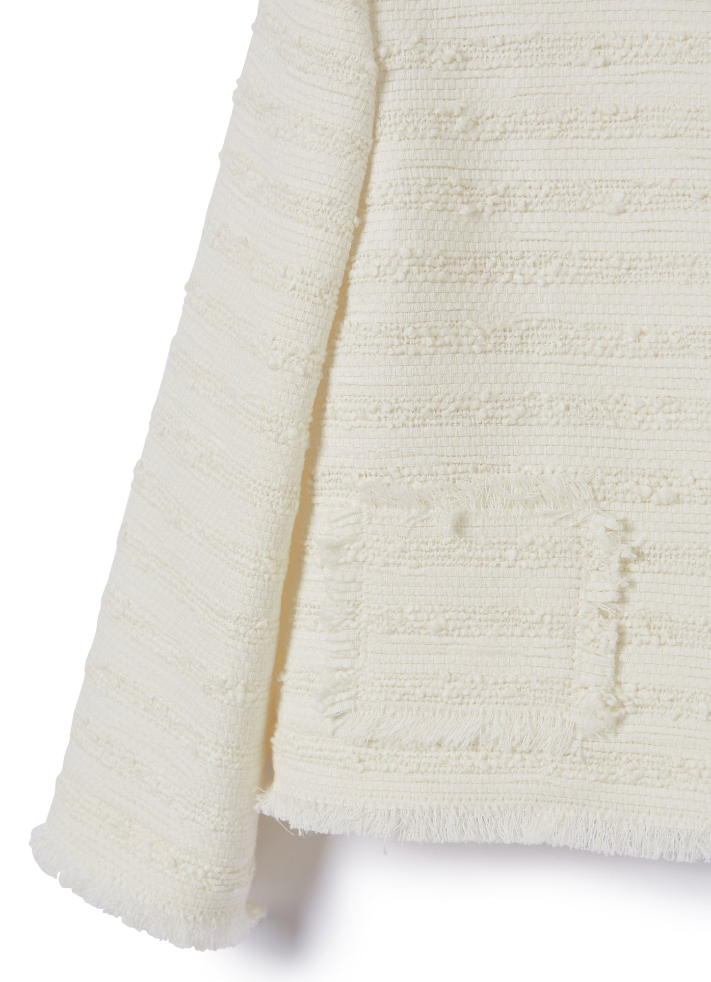 Cotton Tweed Jacket | White