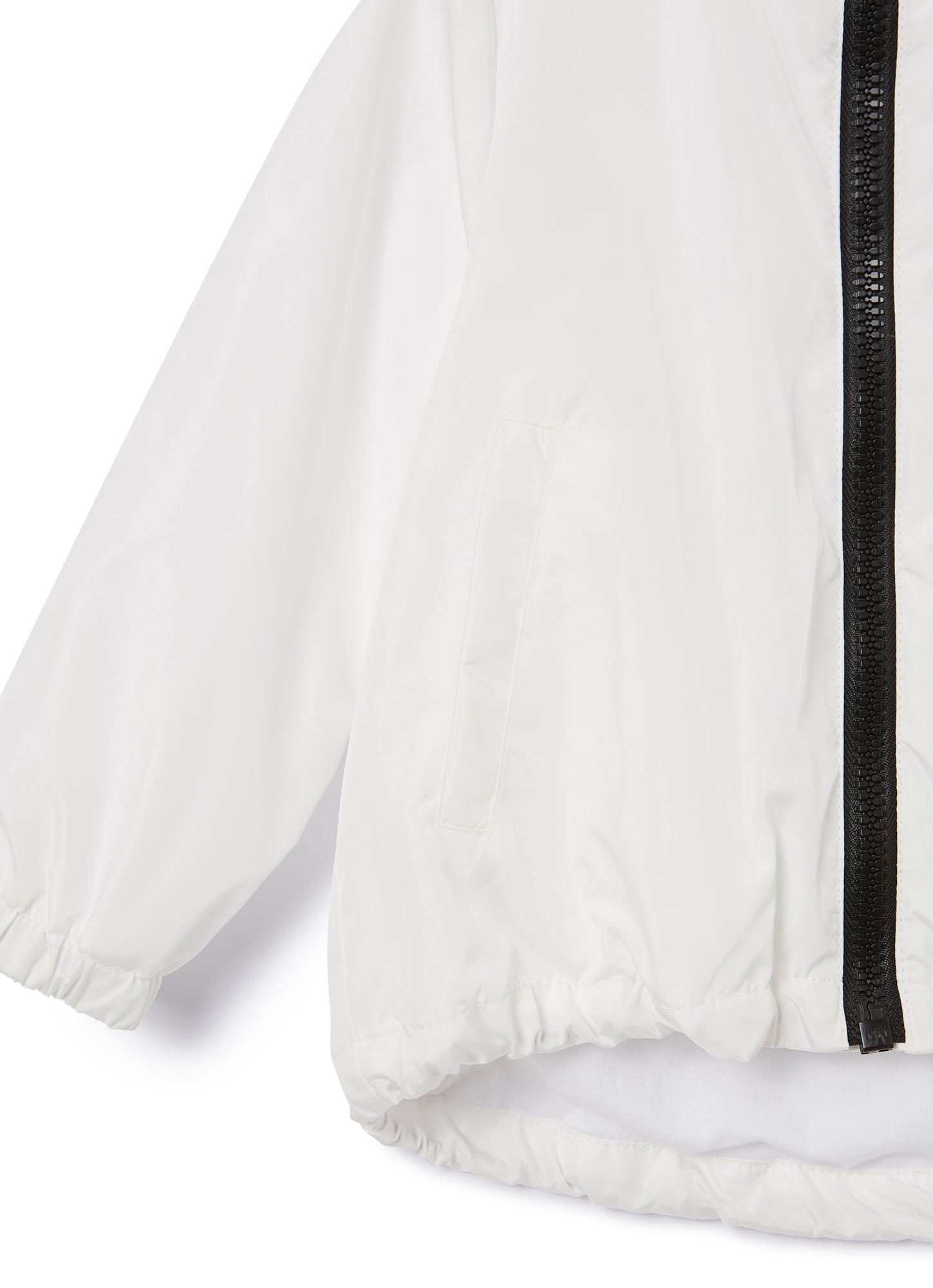Windbreaker Jacket | Bianco/Nero