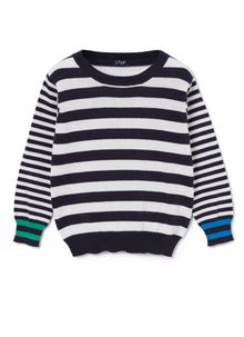 Striped Sweater | Blue/White