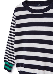 Striped Sweater | Blue/White