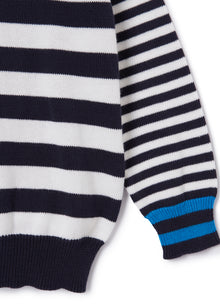 Striped Sweater | Blue/White