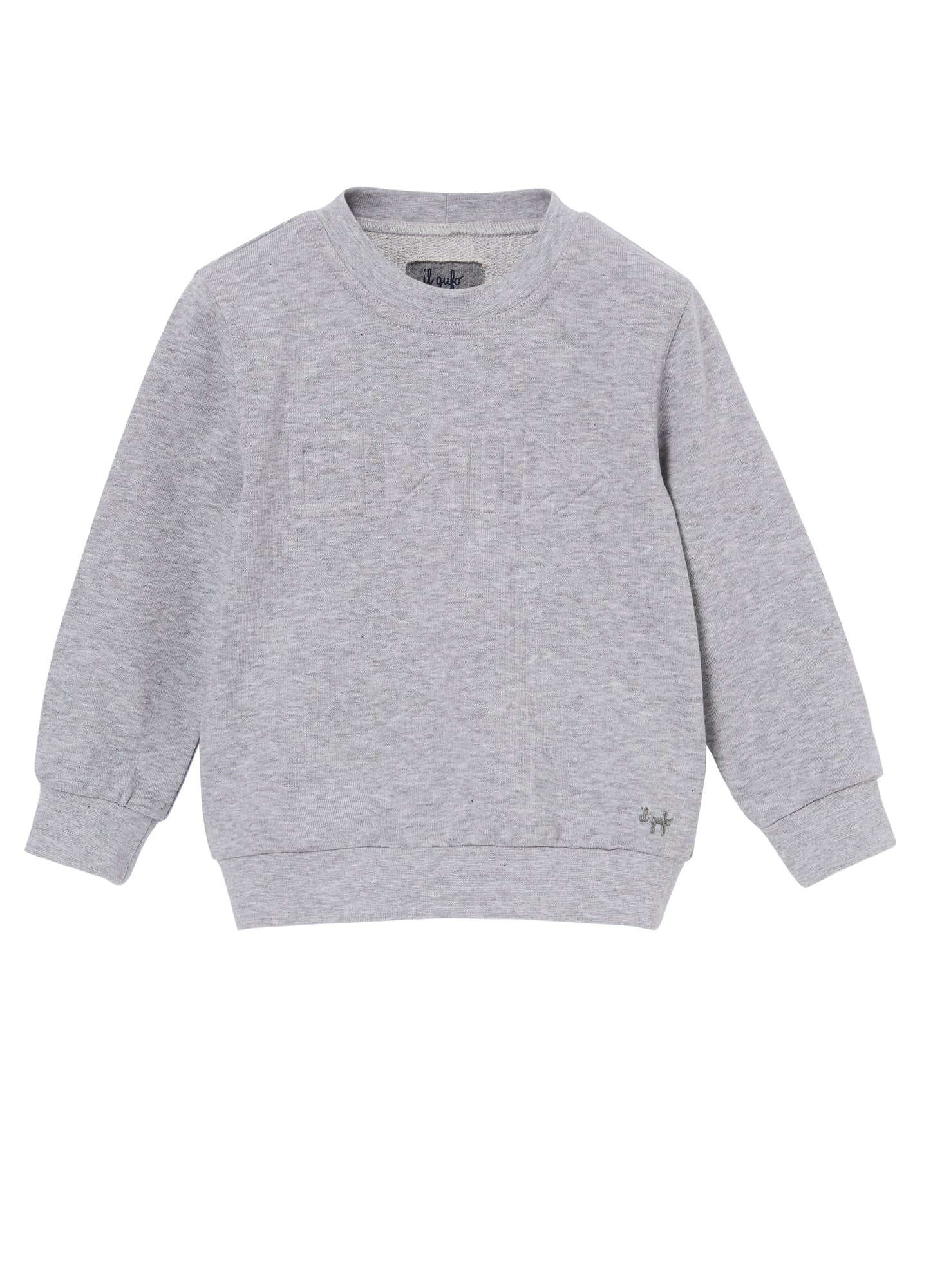 Boys | Crew Neck Sweatshirt | Nickel Grey