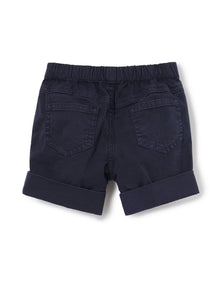 Gabardine Bermuda Shorts | Blue