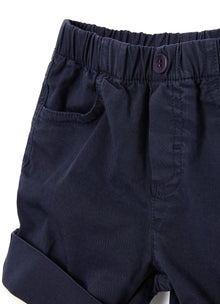 Gabardine Bermuda Shorts | Blue