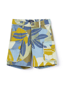 Cargo Bermuda Shorts with Patterned Print | Aviatore