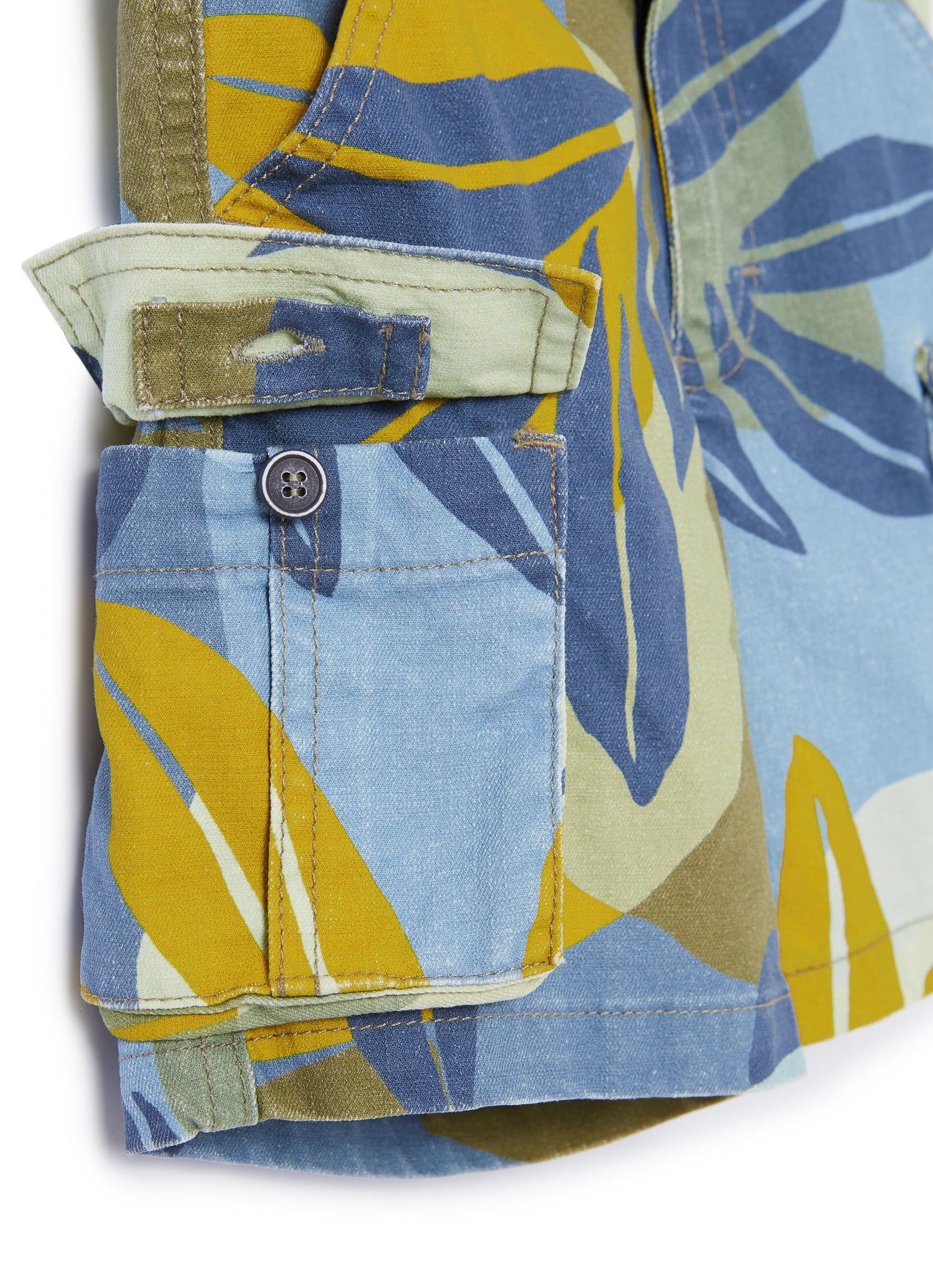 Cargo Bermuda Shorts with Patterned Print | Aviatore