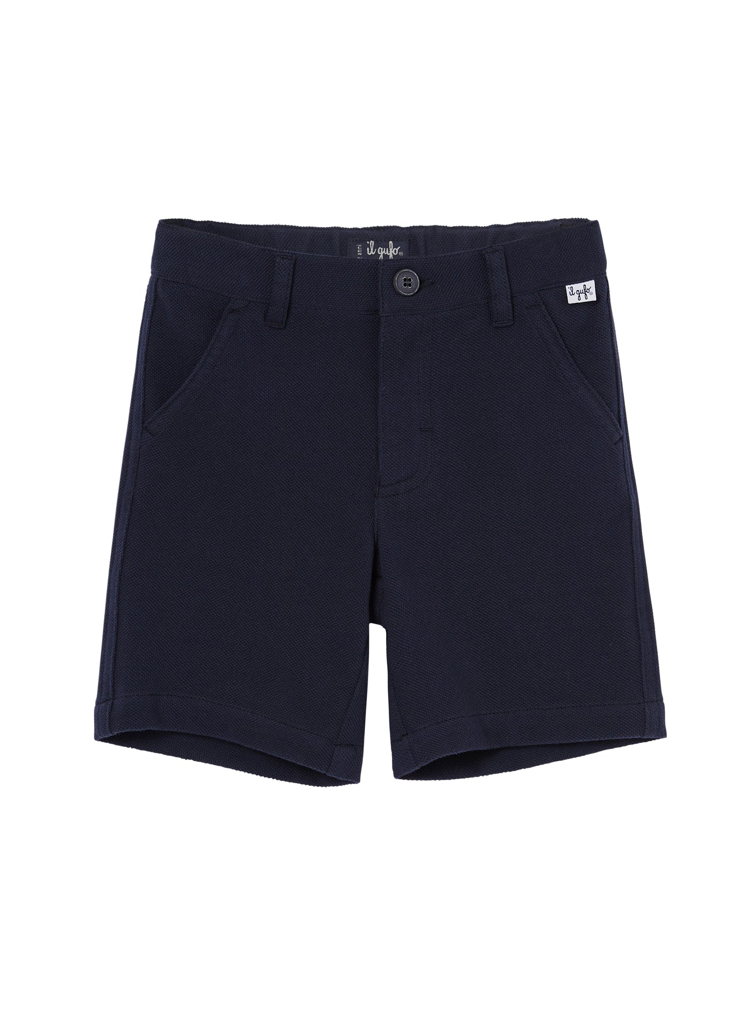 Boys | Pique Cotton Bermuda Shorts | Blue