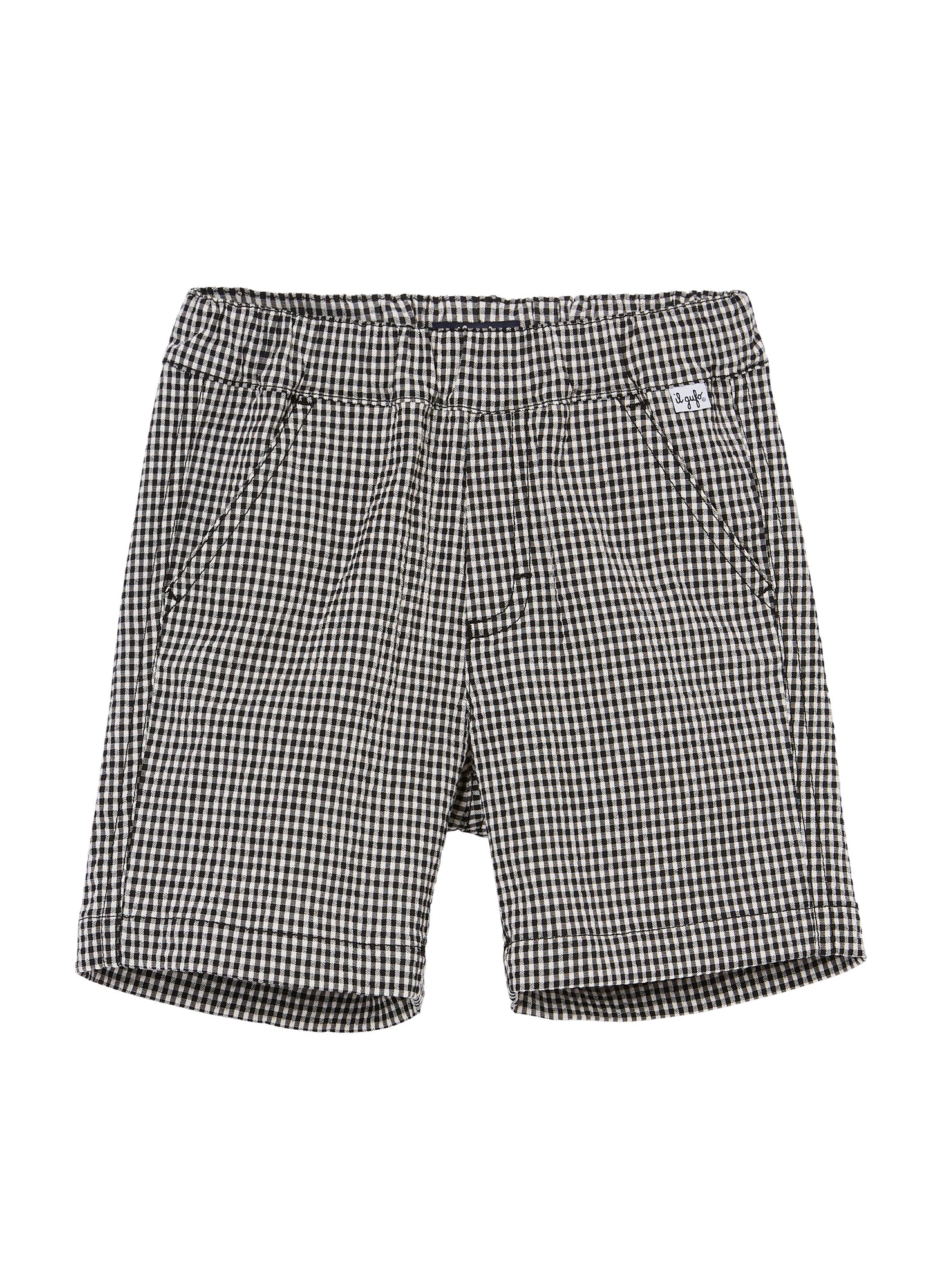 Boys | Check Bermuda Shorts | Black