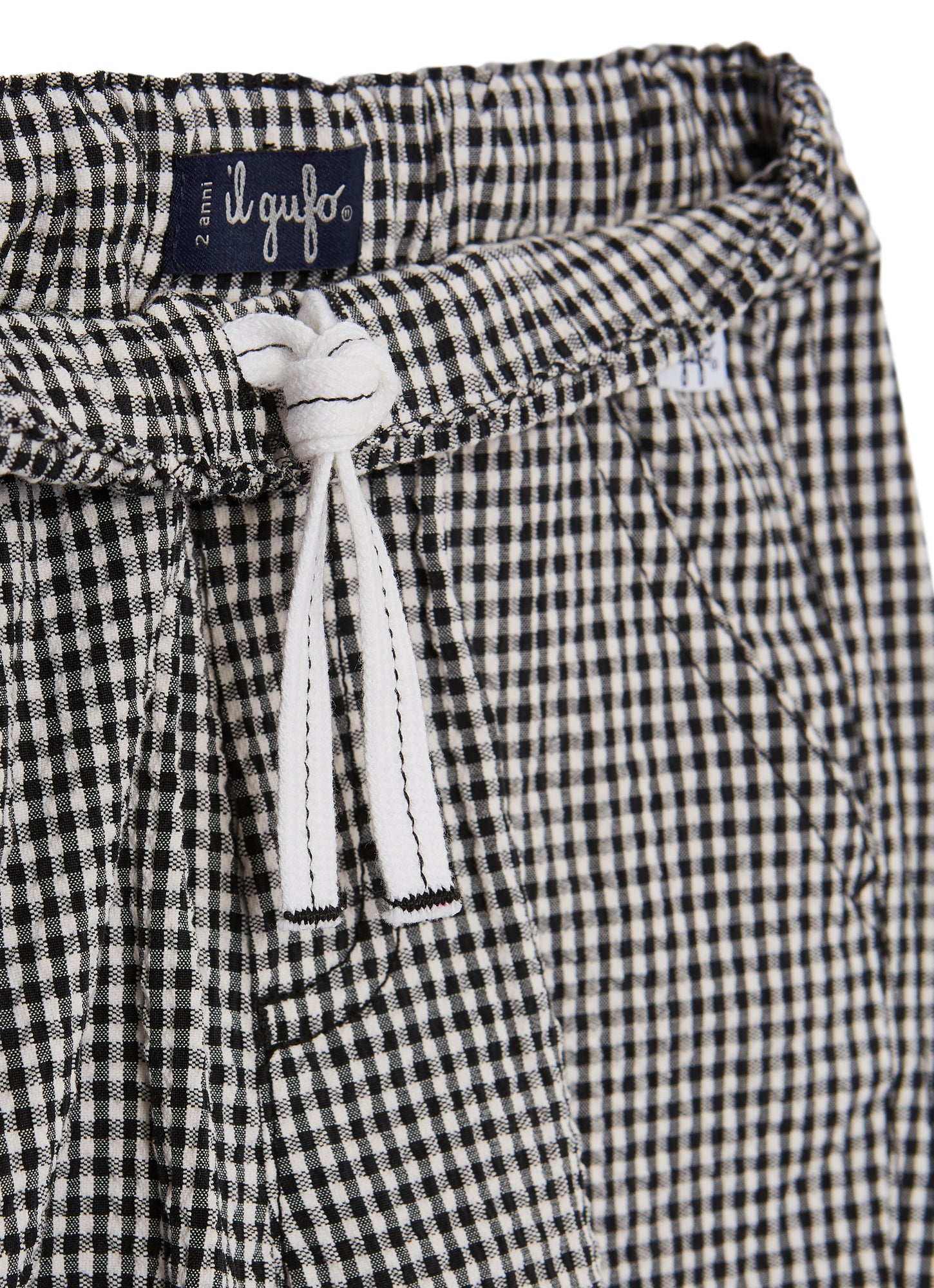 Check Bermuda Shorts | Black