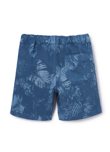 Bermuda Shorts with Leaf Motif | Aviatore