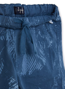 Bermuda Shorts with Leaf Motif | Aviatore