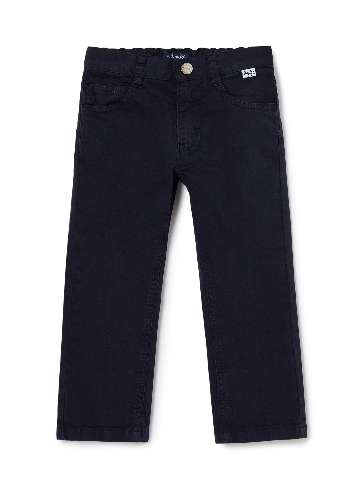 Five-Pockets Gabardine Trousers | Blue