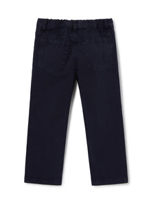 Five-Pockets Gabardine Trousers | Blue