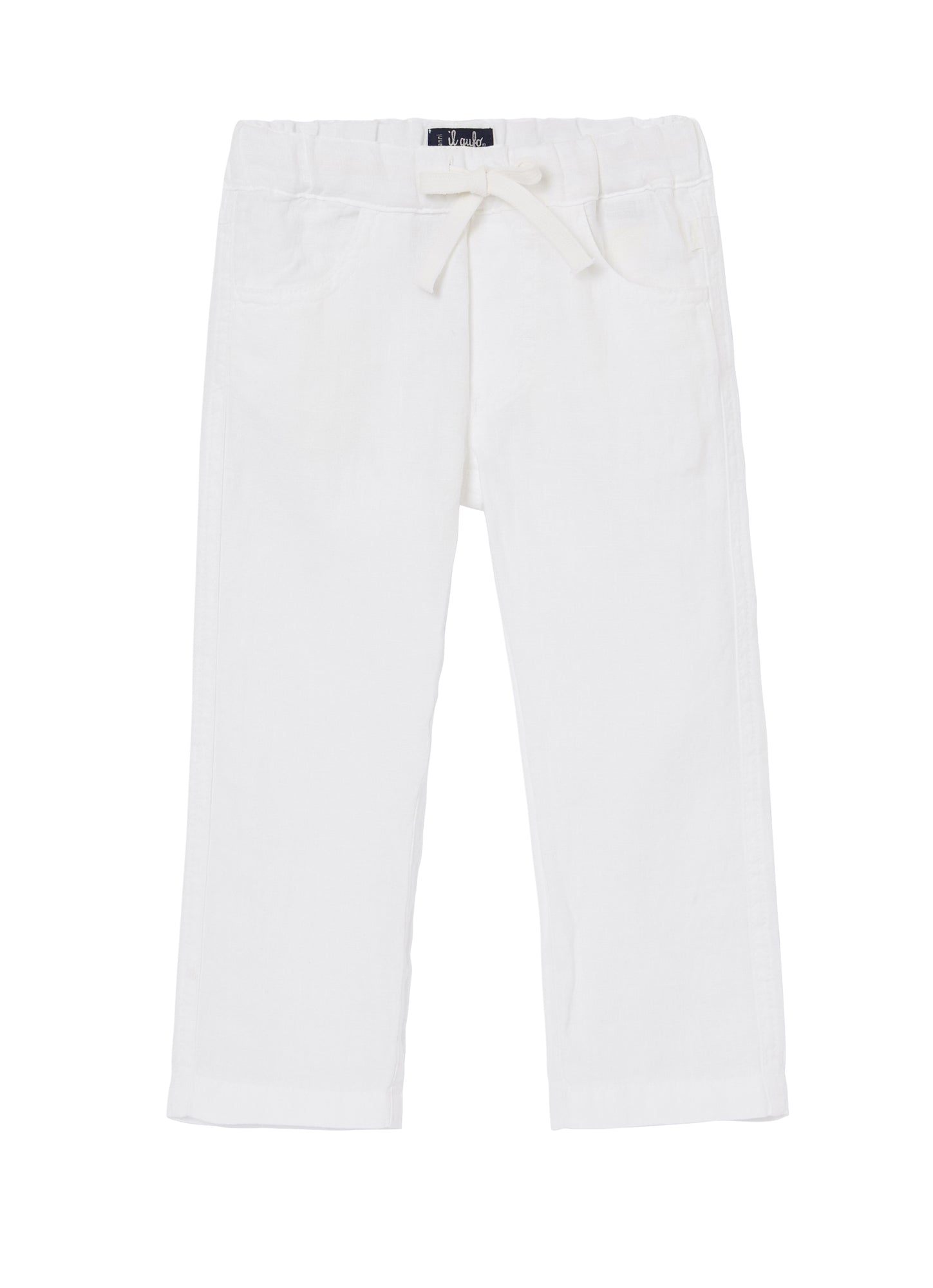 Boys | Linen Trousers | White