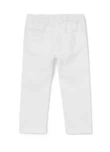 Linen Trousers | White