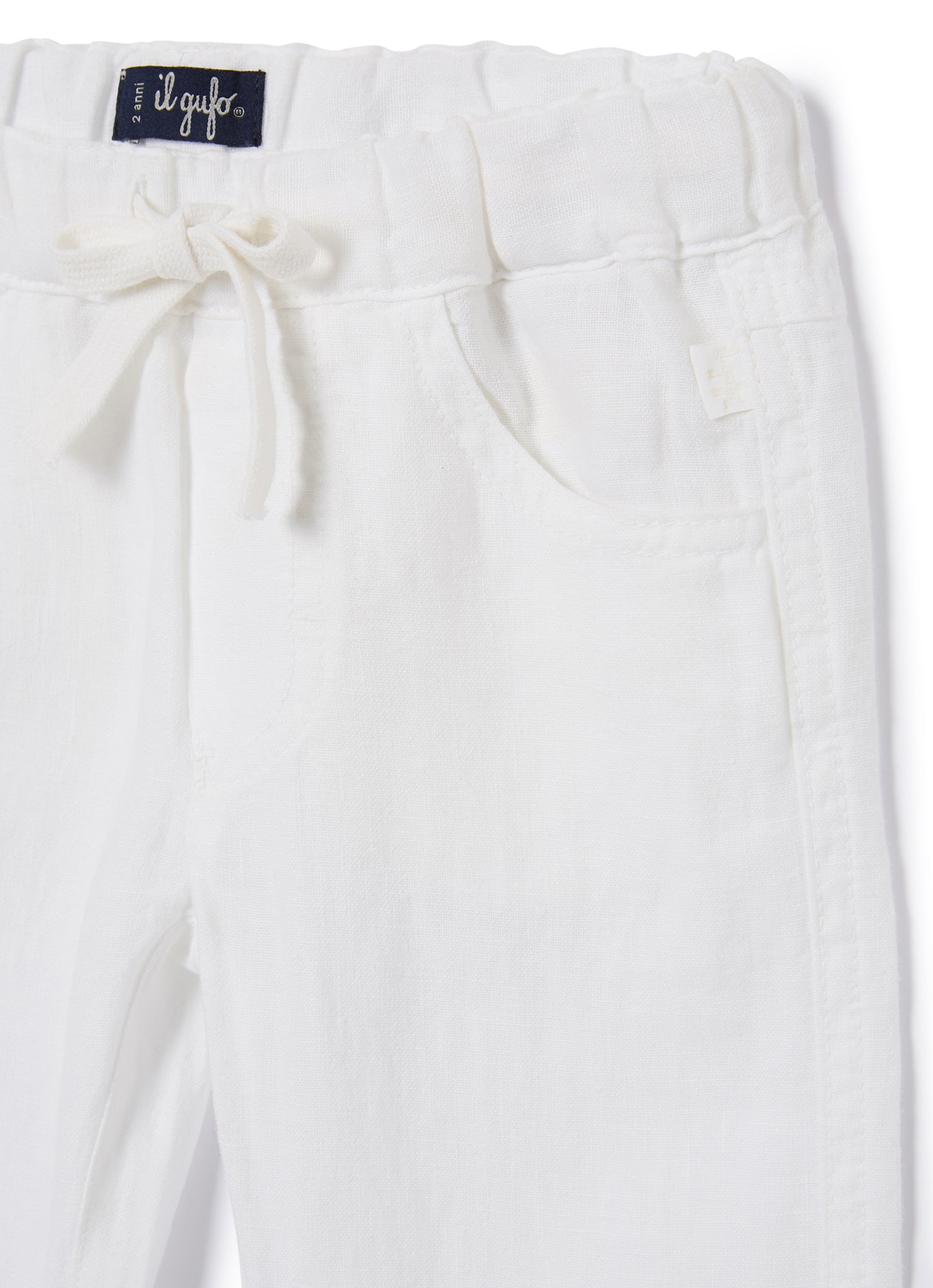 Linen Trousers | White