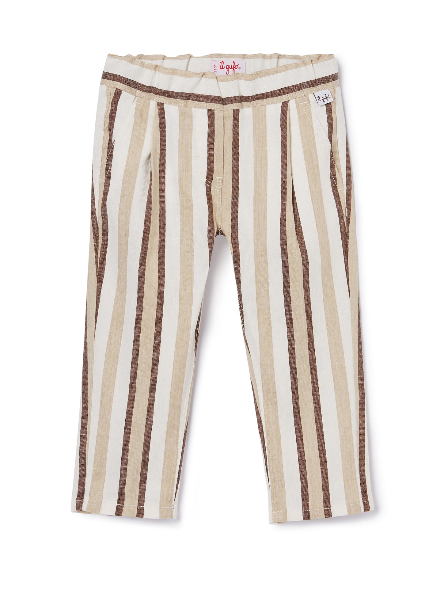 Loose-Fit Striped Trousers | Terra