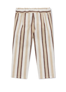Loose-Fit Striped Trousers | Terra
