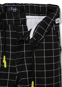 Overcheck Trousers | Black