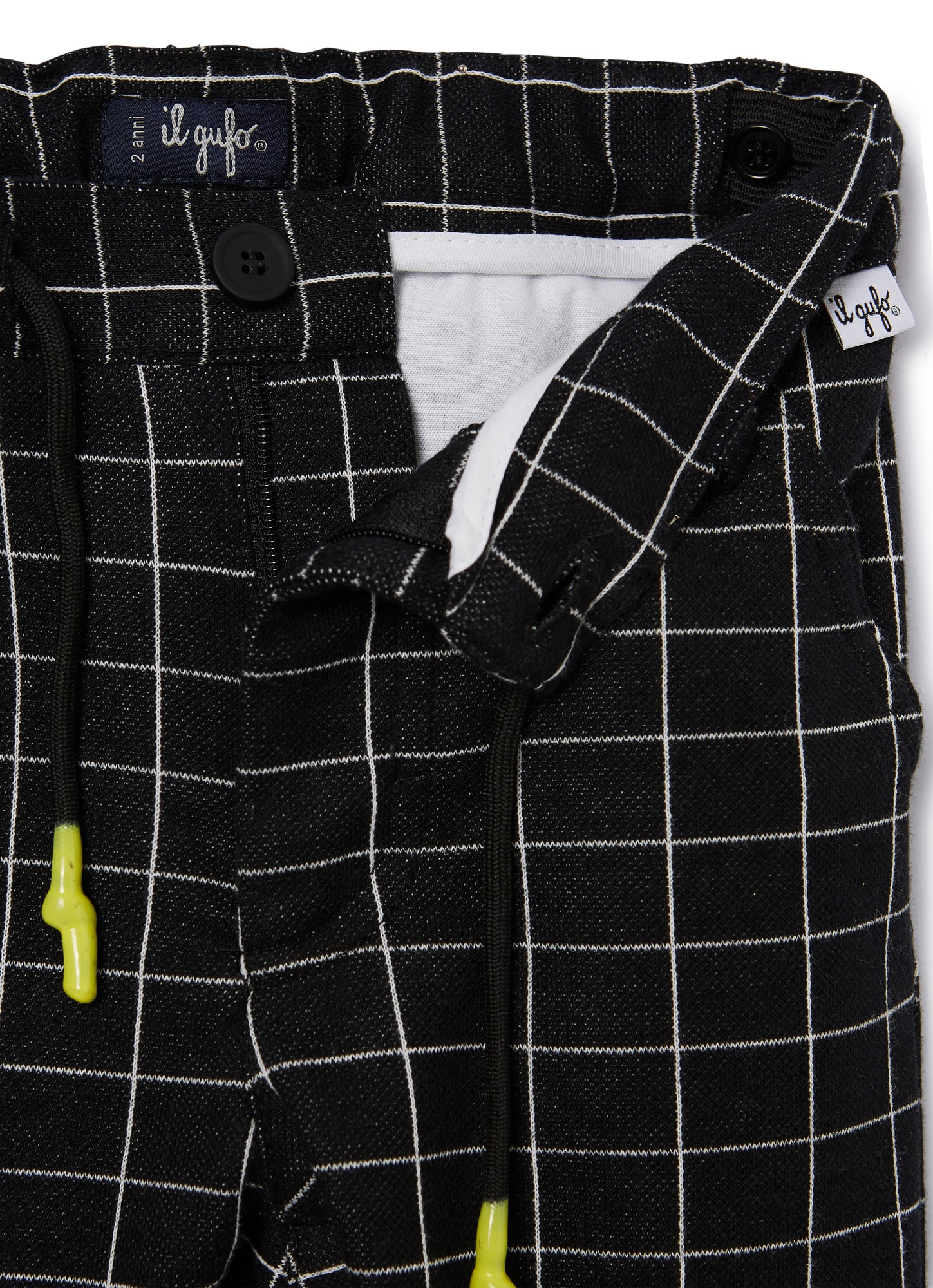 Overcheck Trousers | Black