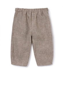 Curved Leg Linen Culottes | Terra