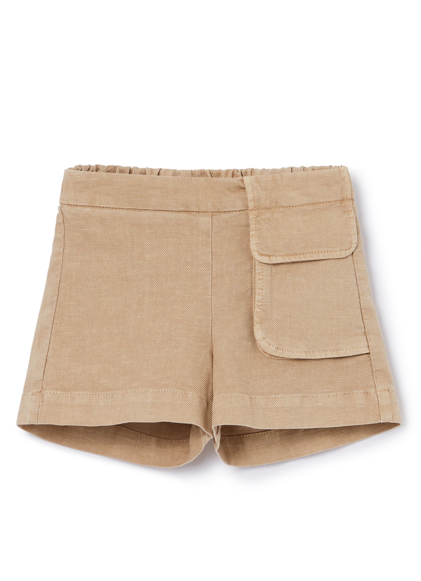 Shorts with Pocket | Bran Beige