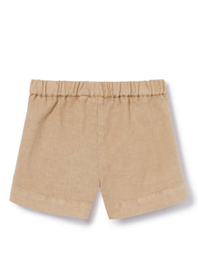 Shorts with Pocket | Bran Beige