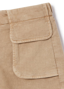 Shorts with Pocket | Bran Beige