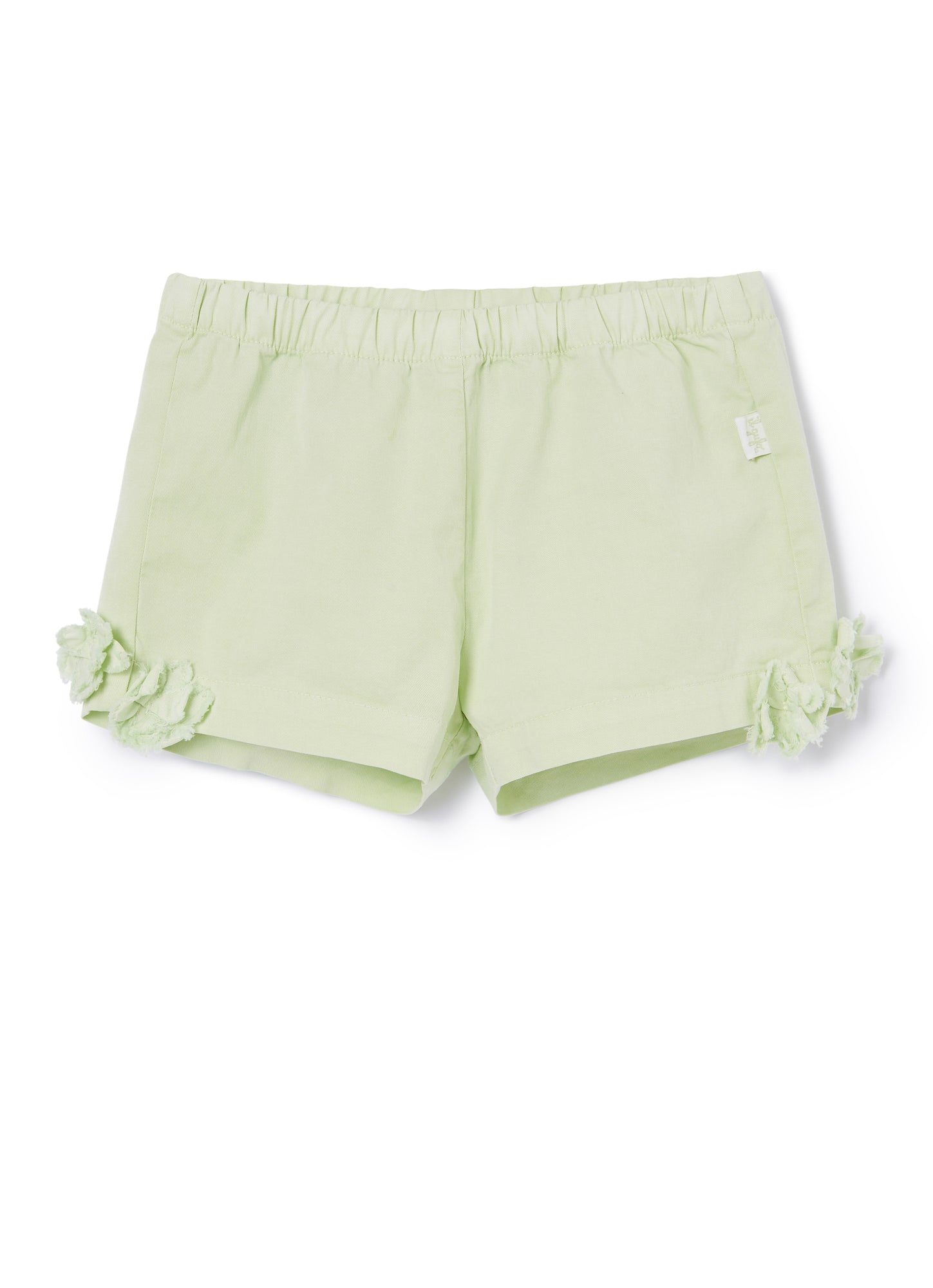 Cotton Shorts with Flowers | Verdino