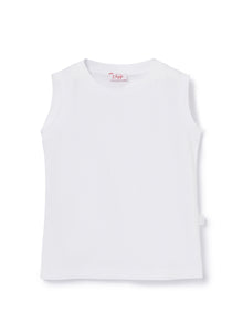 Sleeveless T-Shirt | White