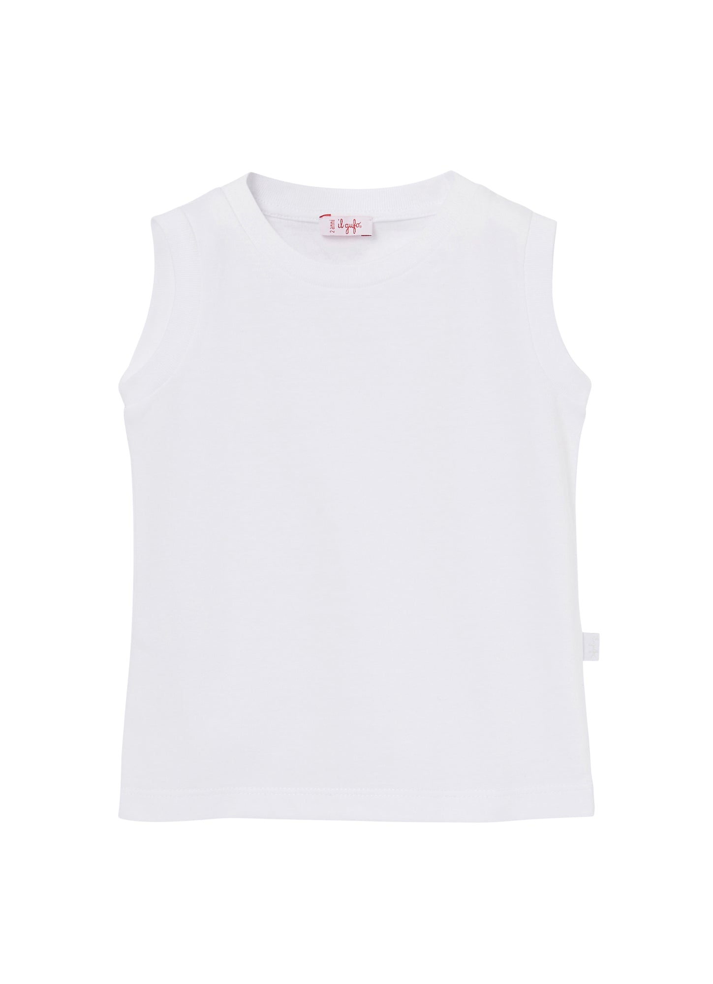 Girls | Sleeveless T-Shirt | White