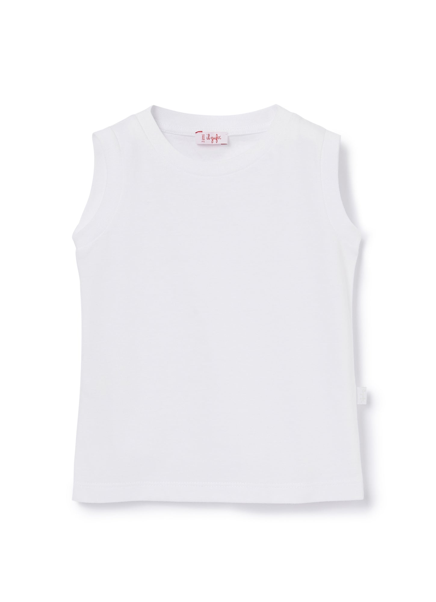Sleeveless T-Shirt | White
