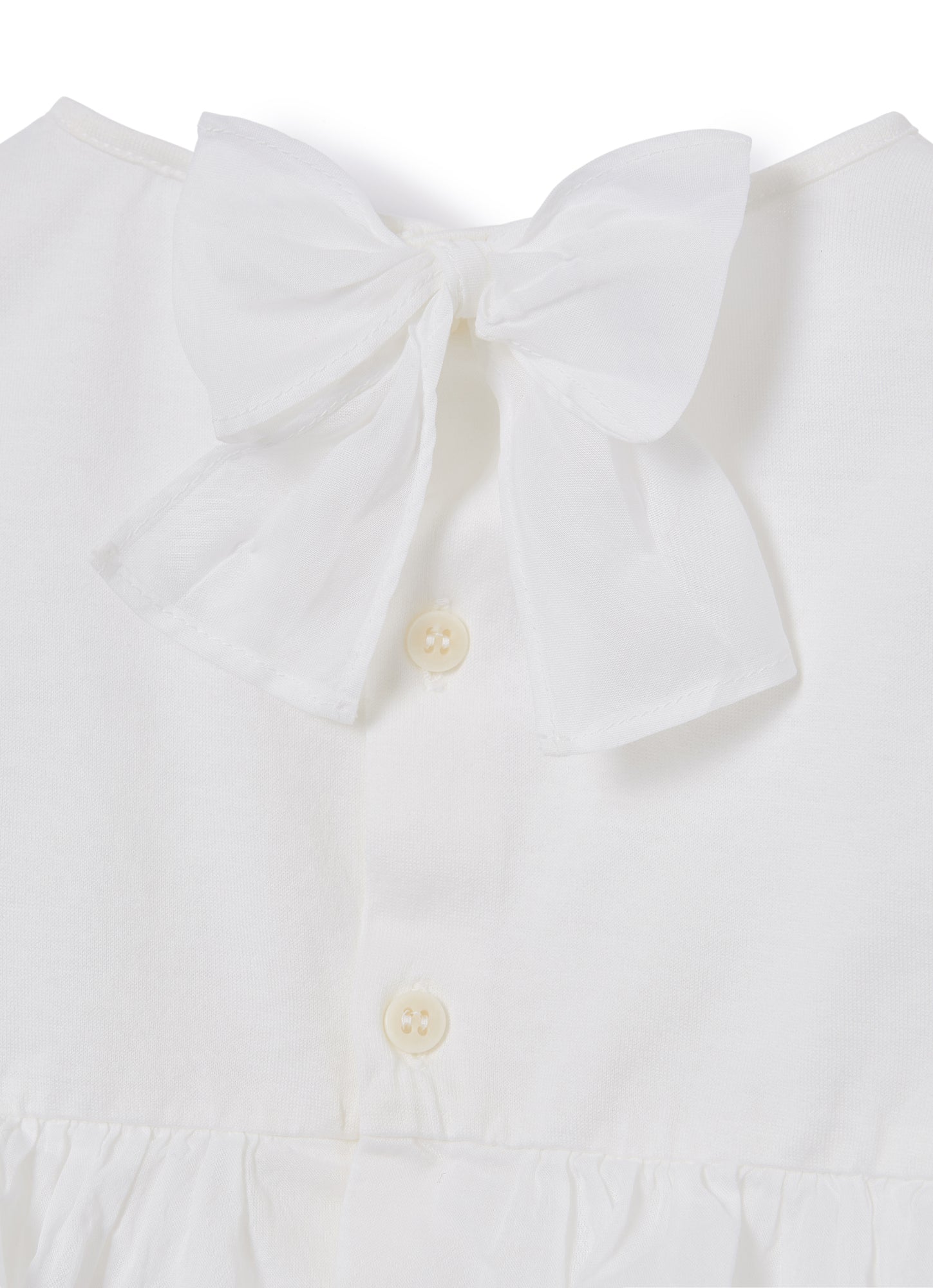 Top with Flounces | White