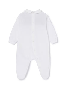 Long Playsuit | Bianco/Aviatore