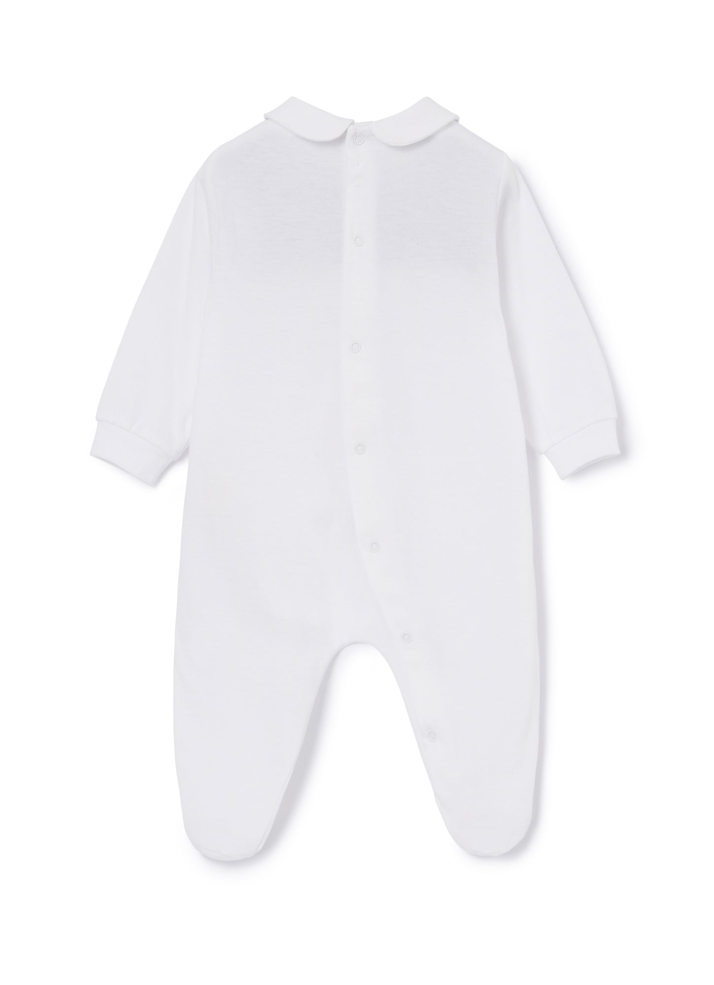 Long Playsuit | Bianco/Aviatore