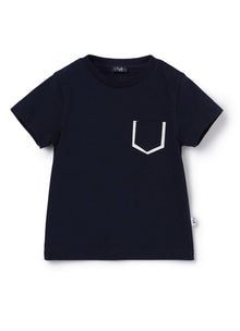 T-Shirt | Blue/White